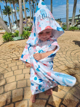 Load image into Gallery viewer, Personalised Hooded Beach Towel
